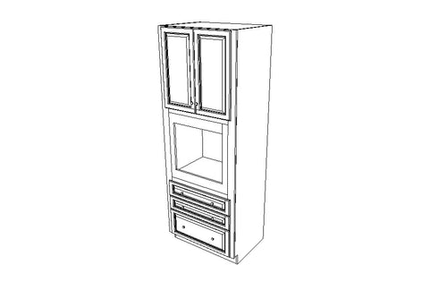 OC3390B Tall Oven Cabinets Gray Shaker (AG)