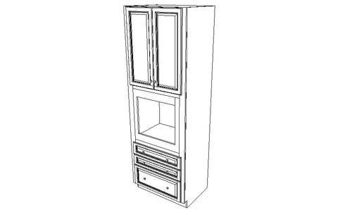 OC3396B Tall Oven Cabinets Country Oak Classic (CYOF)