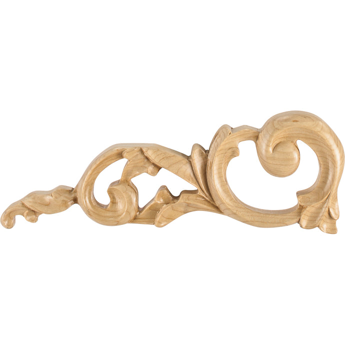 Acanthus Traditional Onlay-Unfinished (Rubberwood)