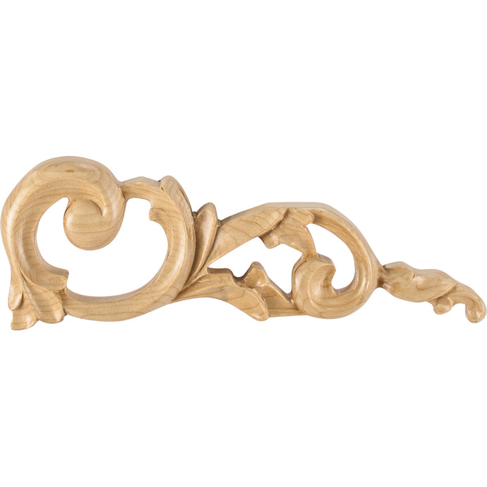 Acanthus Traditional Onlay-Unfinished (Hard Maple)