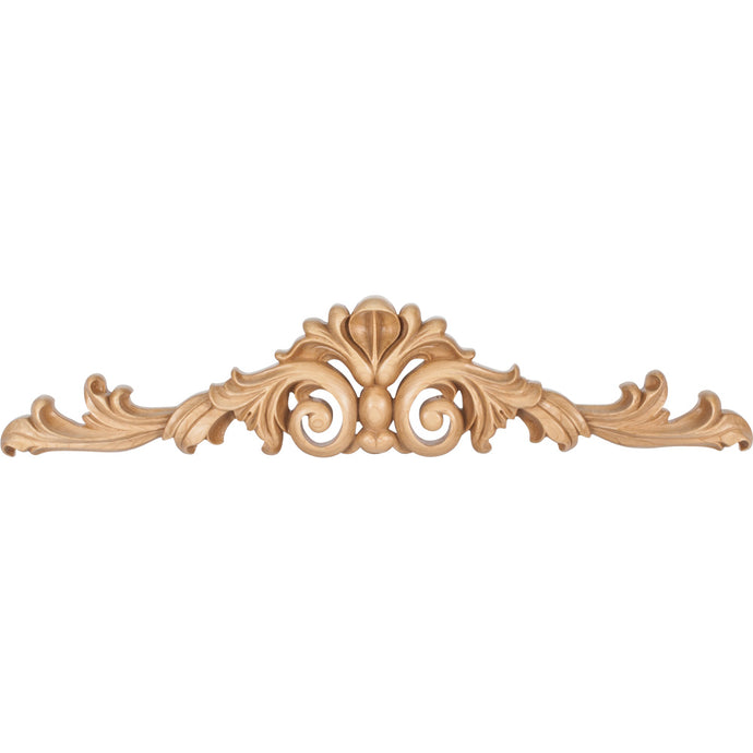 Acanthus Hand Carved Onlay-Unfinished (Hard Maple)