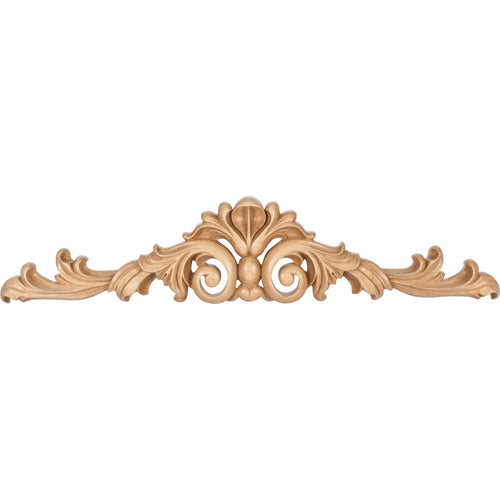 Acanthus Hand Carved Onlay-Unfinished (White Birch)
