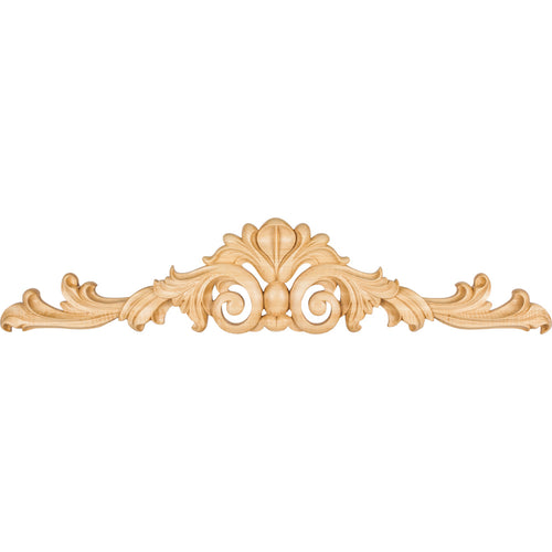 Acanthus Hand Carved Onlay-Unfinished (White Birch)