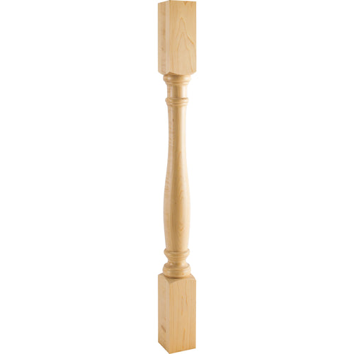 Turned Traditional Post-Unfinished (Alder)
