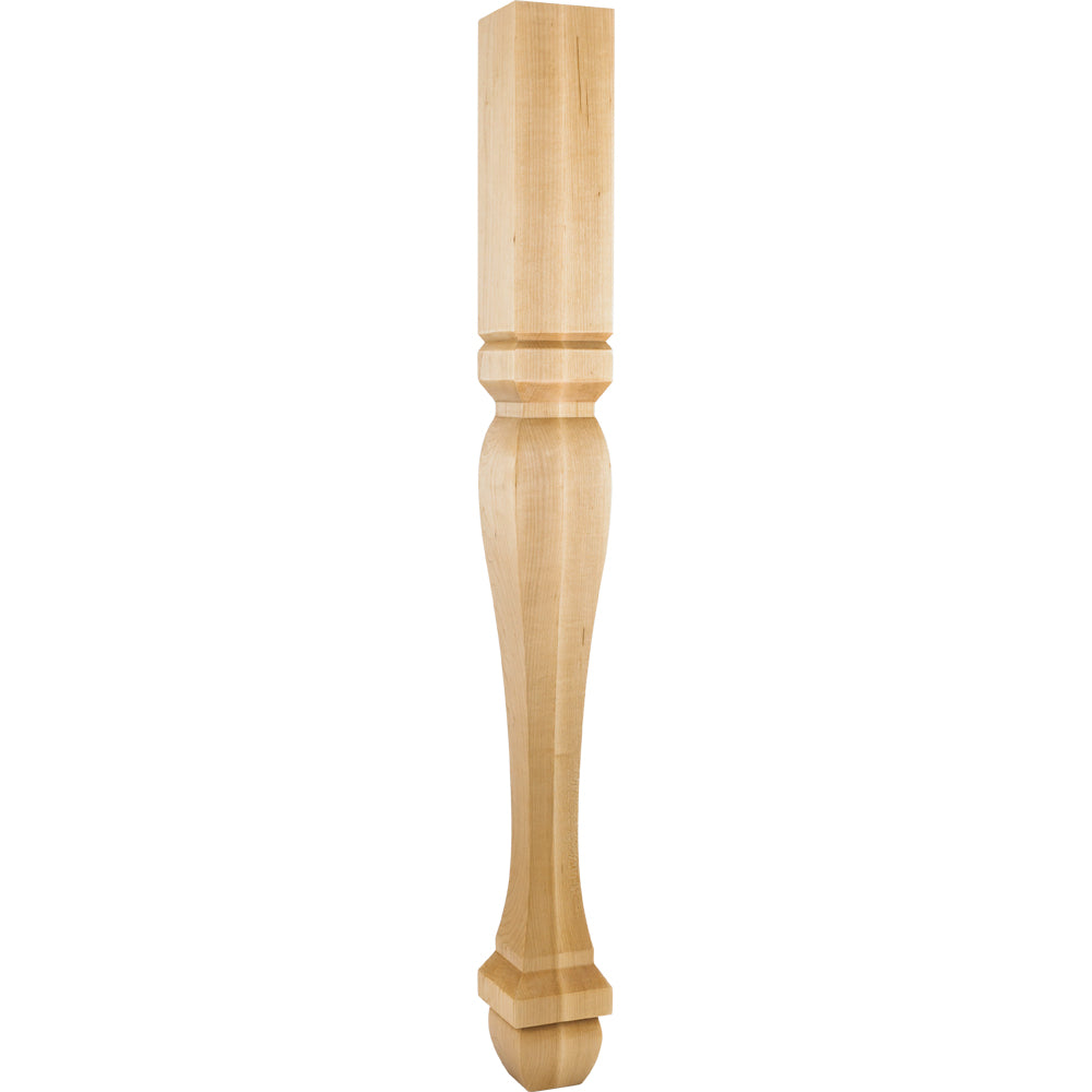 Square Traditional Post-Unfinished (White Birch)