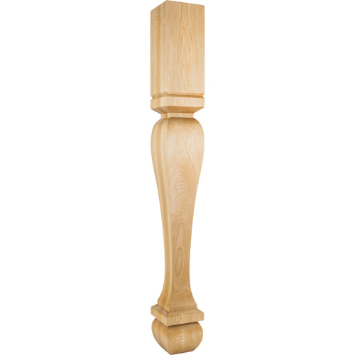 Square Traditional Post-Unfinished (Hard Maple)