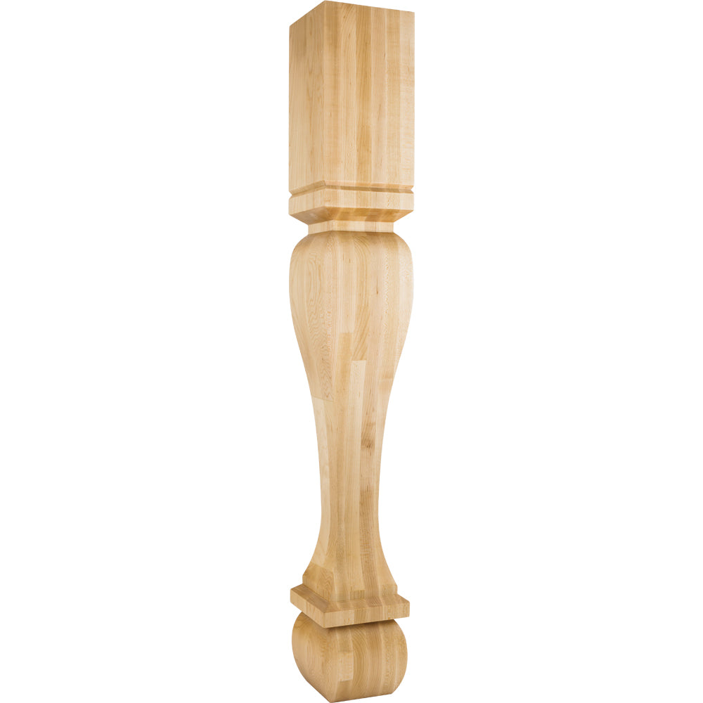 Square Traditional Post-Unfinished (White Birch)