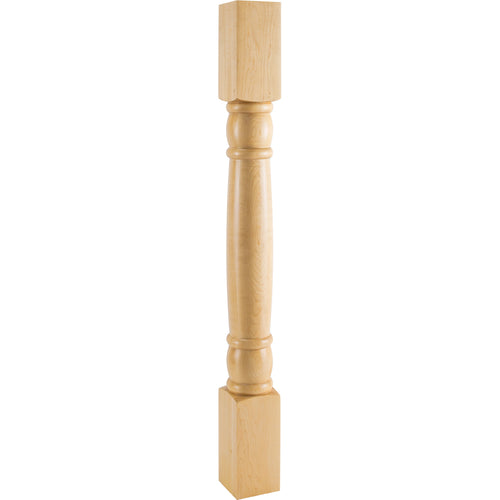 Rounded Transitional Post-Unfinished (Rubberwood)
