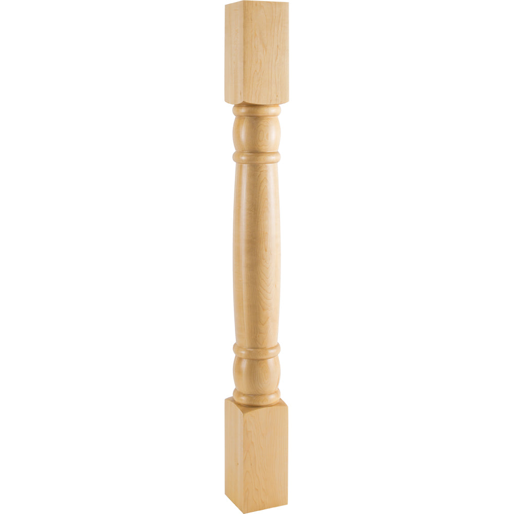 Rounded Transitional Post-Unfinished (Rubberwood)