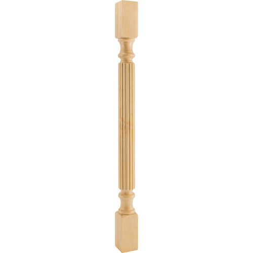 Reed Traditional Post-Unfinished (Rubberwood)