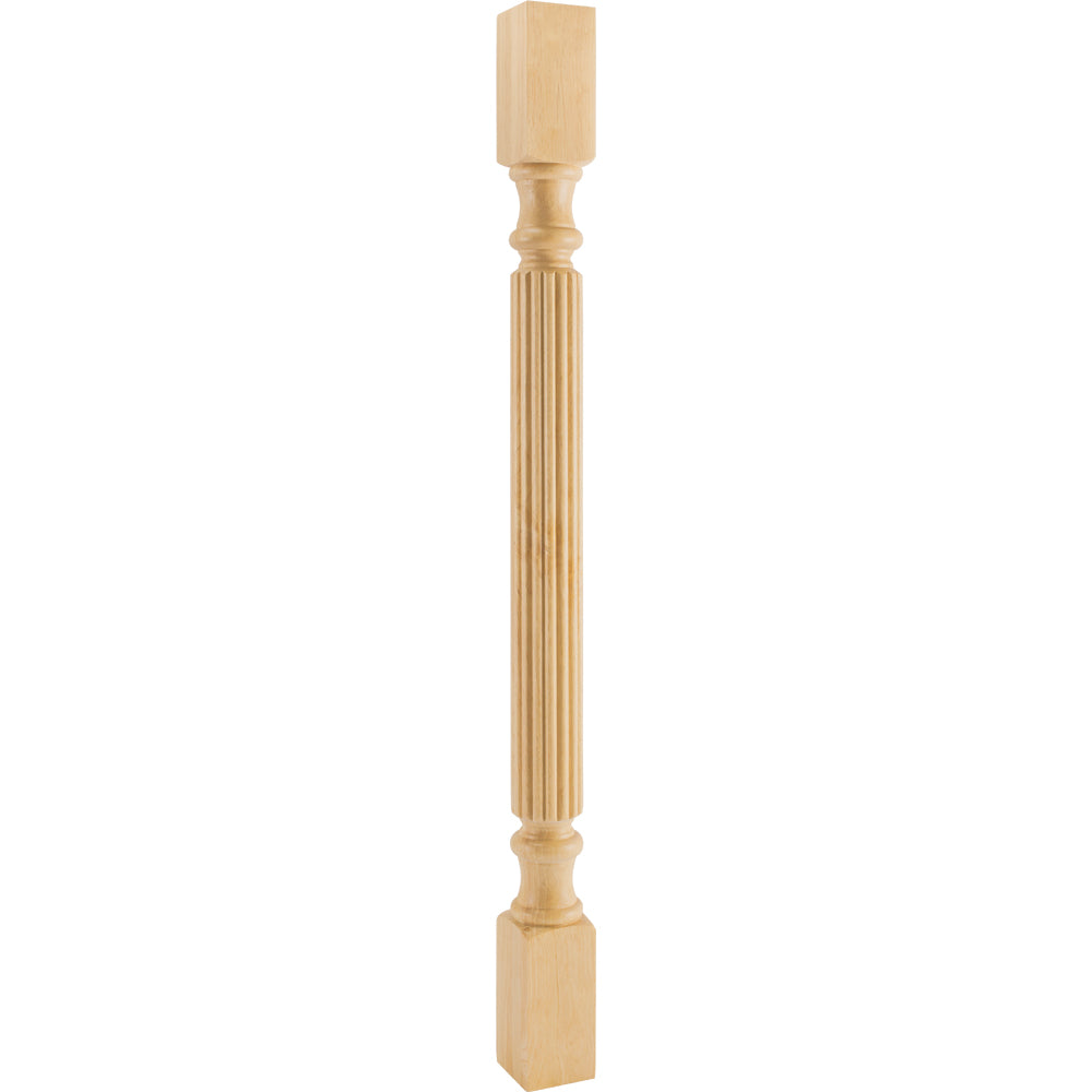 Reed Traditional Post-Unfinished (Rubberwood)