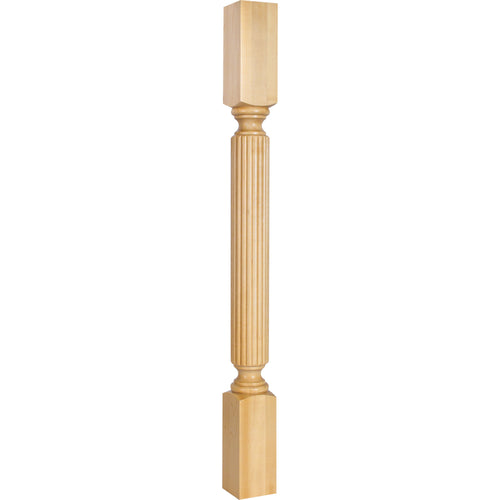 Reed Traditional Post-Unfinished (Rubberwood)
