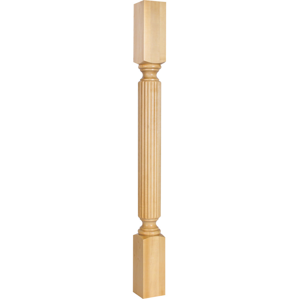 Reed Traditional Post-Unfinished (Rubberwood)