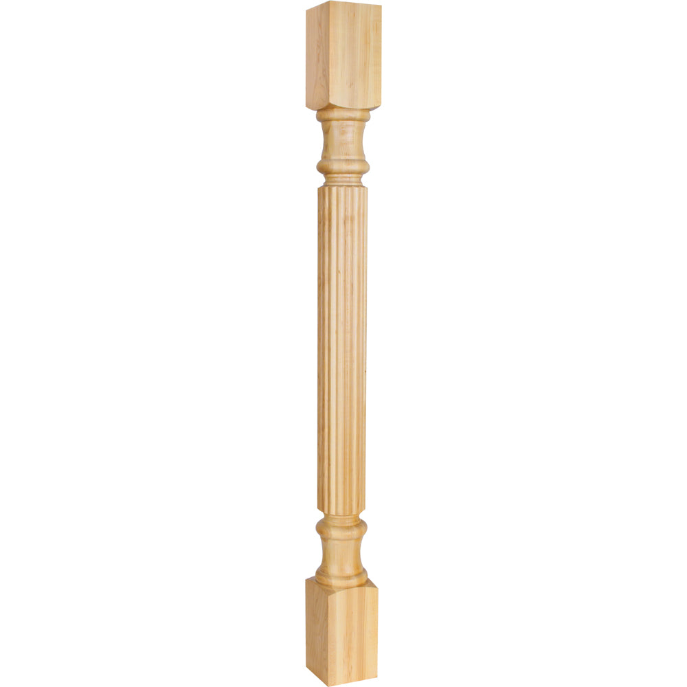 Reed Traditional Post-Unfinished (Rubberwood)