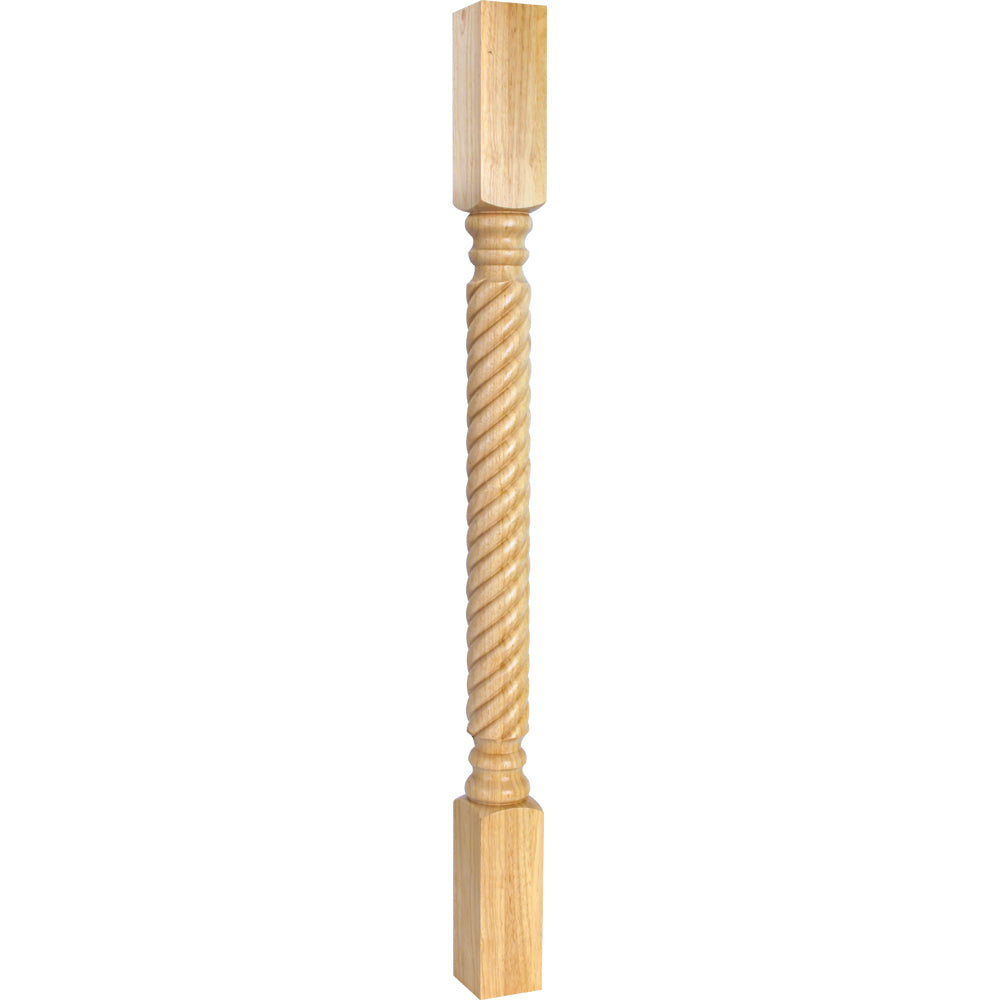 Rope Traditional Post-Unfinished (Rubberwood)