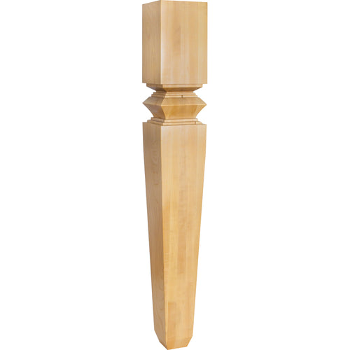 Classic Modern Post-Unfinished (Rubberwood)