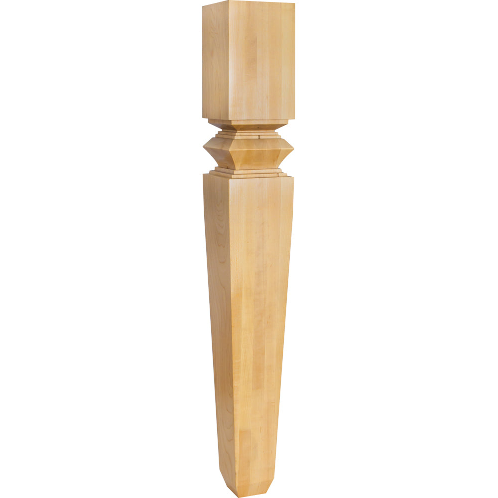 Classic Modern Post-Unfinished (Rubberwood)