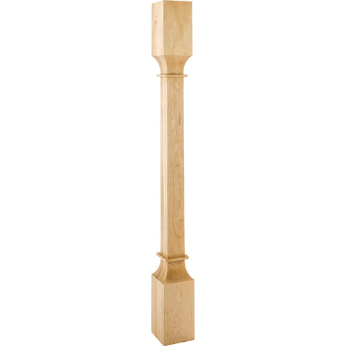 Square Transitional Post-Unfinished (White Birch)