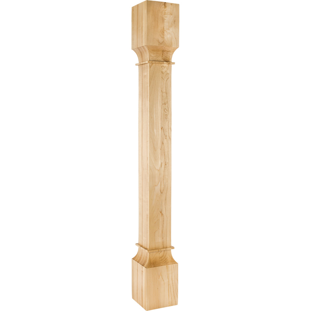 Square Transitional Post-Unfinished (Alder) – Flex Cabinets