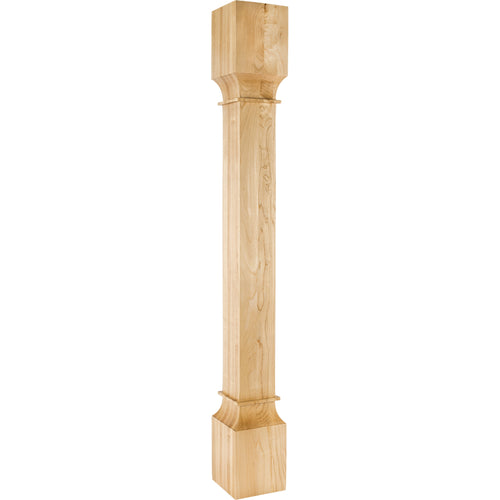 Square Transitional Post- (Cherry)