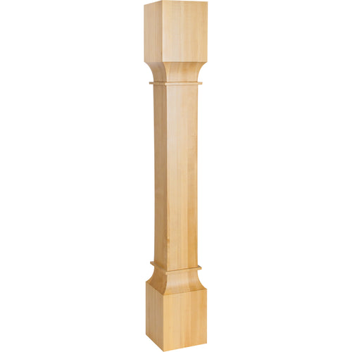 Square Transitional Post-Unfinished (Hard Maple)