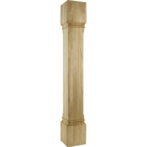 Fluted Transitional Post-Unfinished (White Birch)