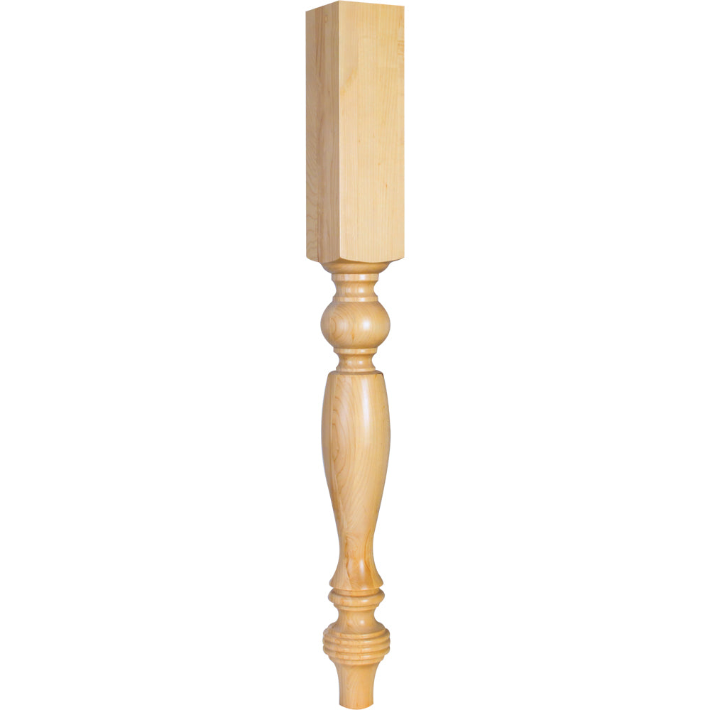 Smooth Traditional Post-Unfinished (Hard Maple)