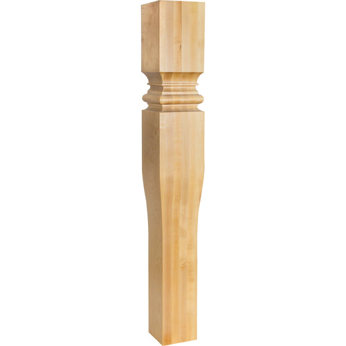 Tapered Island Post-Unfinished (Hard Maple)