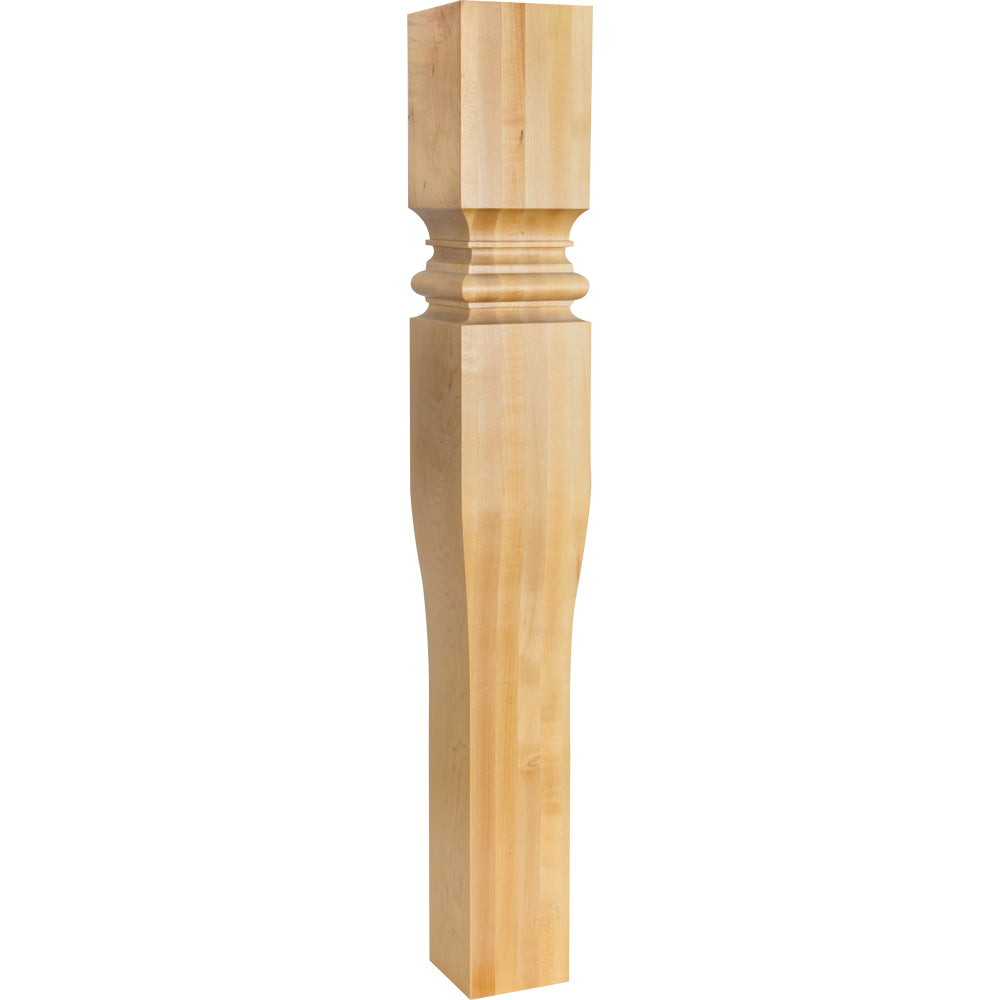Tapered Island Post-Unfinished (Hard Maple)