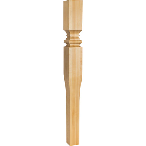 Tapered Island Post-Unfinished (Hard Maple)