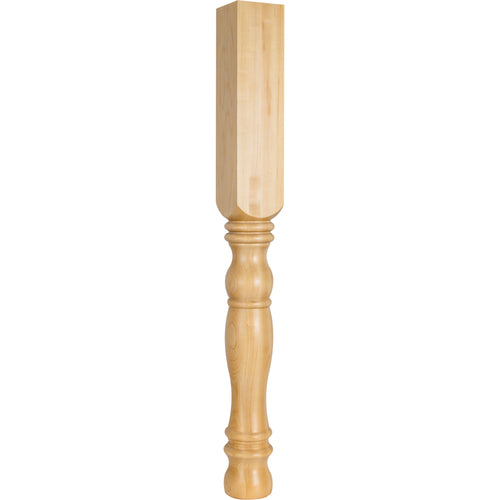 Traditional Post-Unfinished (Rubberwood)