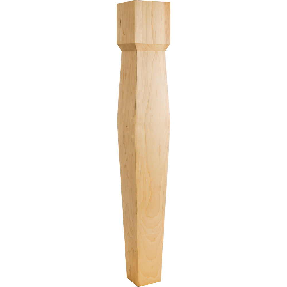 Modern Diamond Taper Post-Unfinished (Cherry)