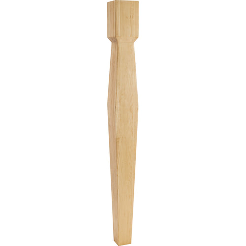 Modern Diamond Taper Post-Unfinished (Cherry)