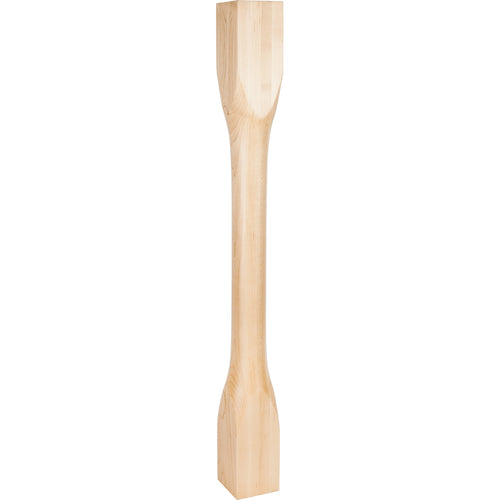 Cathedral Turned Post-Unfinished (Rubberwood)
