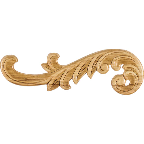 Left Acanthus Traditional-Unfinished (Rubberwood)