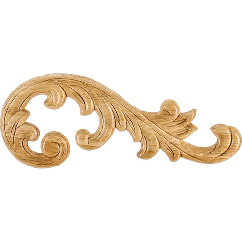 Right Acanthus Traditional-Unfinished (Rubberwood)