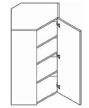 AWC2442  ANGLE WALL CABINETS