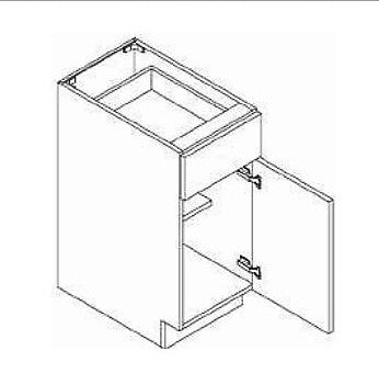 B09 BASE CABINET (Single Door Single Drawer)