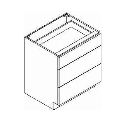 VDB-12-3   VANITY DRAWER BASE