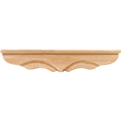 Beaded Pedestal Foot Middle-Unfinished (Rubberwood)