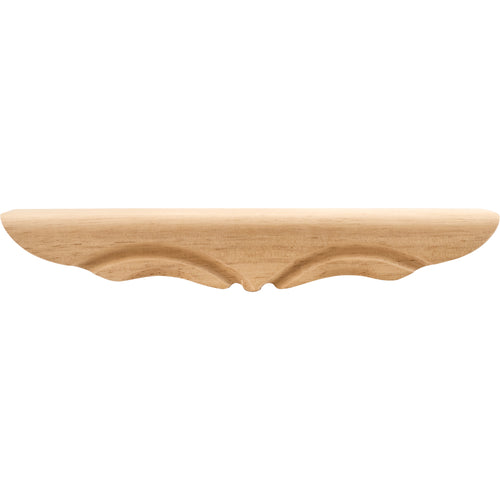 Rounded Pedestal Foot Middle-Unfinished (Rubberwood)