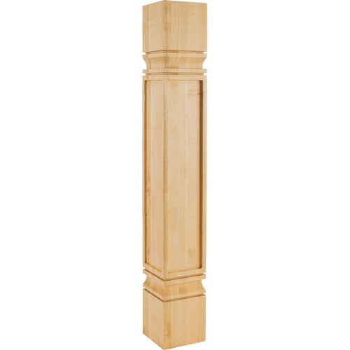 Square Mission Post-Unfinished (Hard Maple)