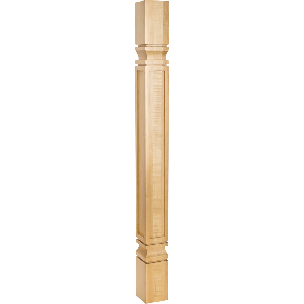 Square Mission Post-Unfinished (Hard Maple)
