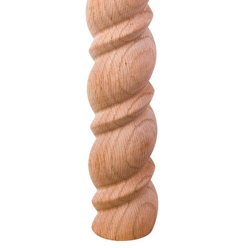 Beaded Rope Moulding Half Round  -Unfinished (Oak)