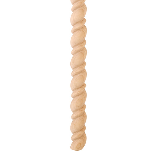 Beaded Rope Moulding Half Round  -Unfinished (Oak)