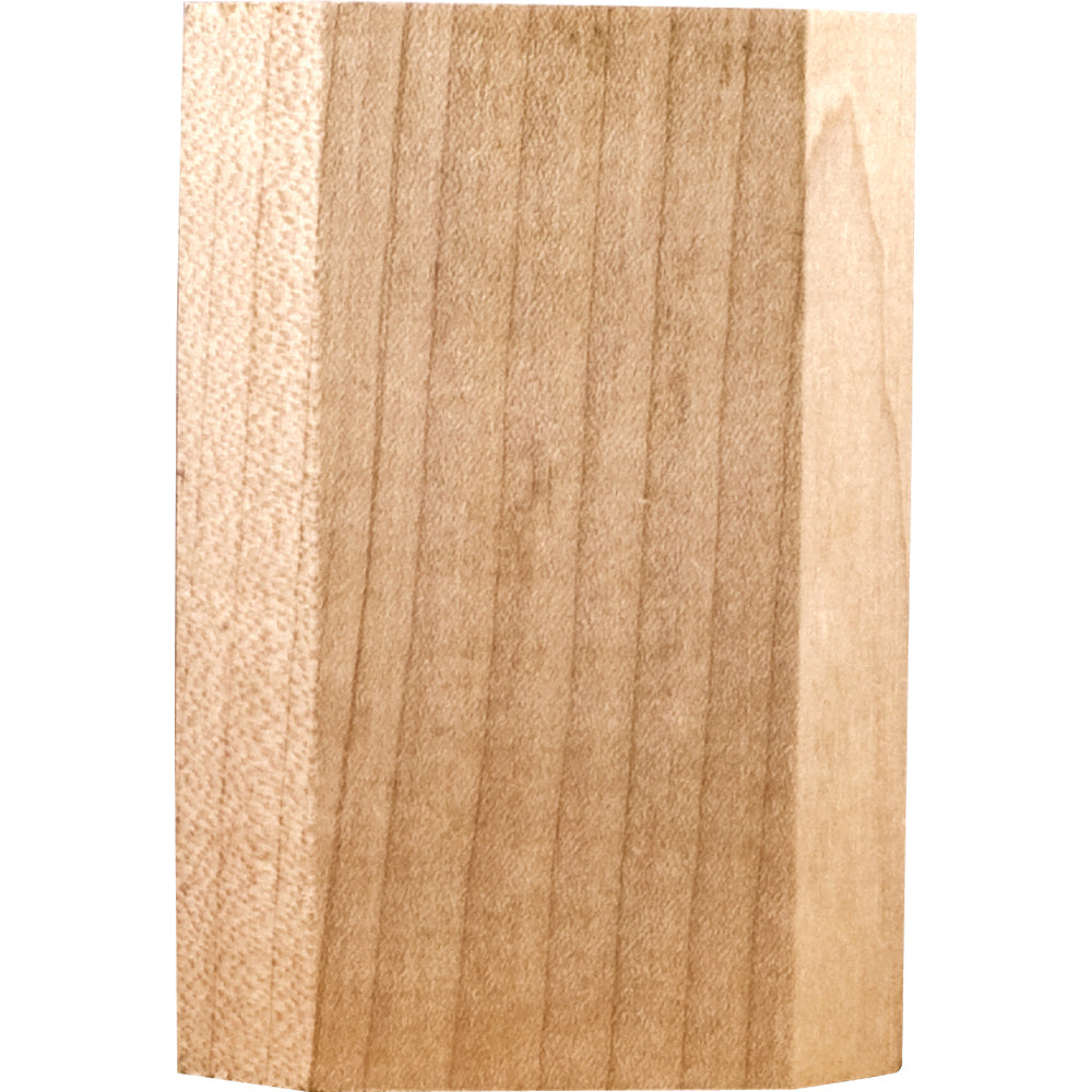 Plain Traditional Transition Block-Unfinished (Oak)