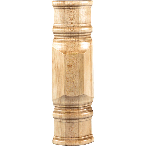 Double/Center Transition Block with Beveled Edge-Unfinished (Rubberwood)