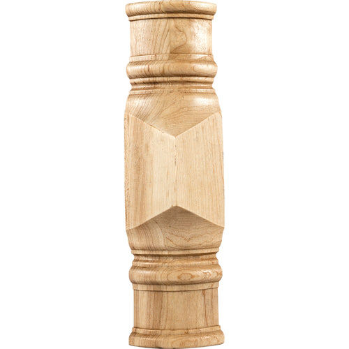 Double/Center Traditional Transition Block-Unfinished (Oak)