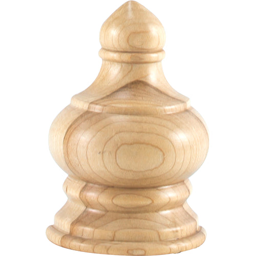 Traditional Transition Finial-Unfinished (Oak)