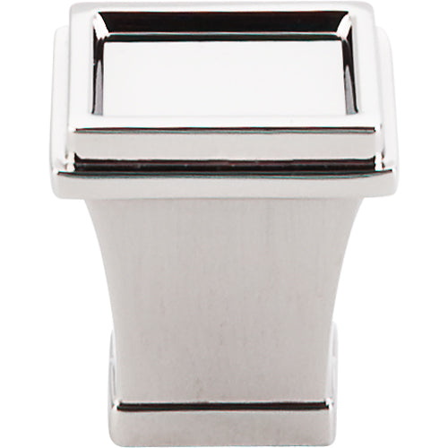 Great Wall Tapered Knob 1in.  Polished Nickel